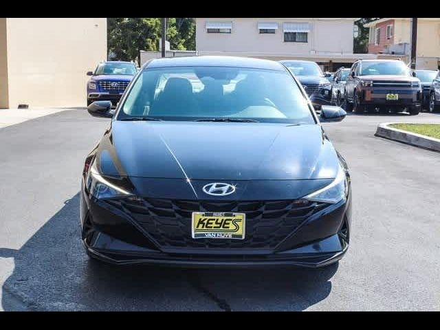 2022 Hyundai Elantra Hybrid Blue