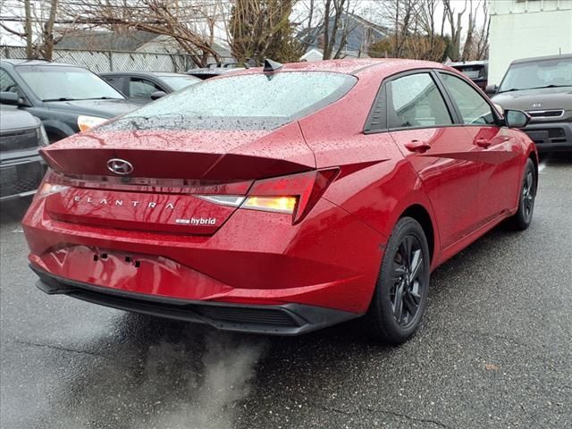 2022 Hyundai Elantra Hybrid Blue