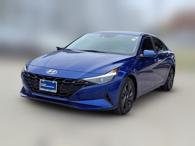 2022 Hyundai Elantra Hybrid Blue