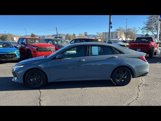 2022 Hyundai Elantra Hybrid Blue