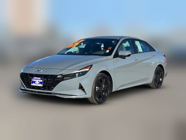 2022 Hyundai Elantra Hybrid Blue