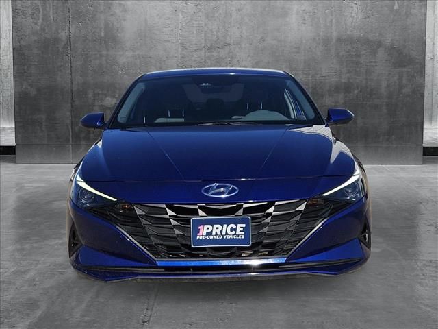 2022 Hyundai Elantra Hybrid Blue