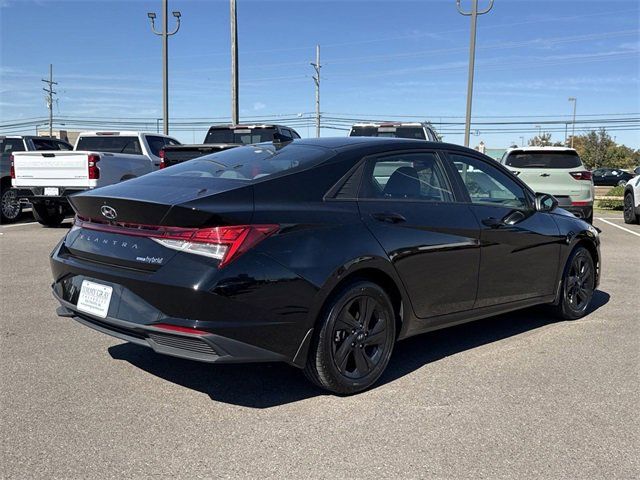 2022 Hyundai Elantra Hybrid Blue