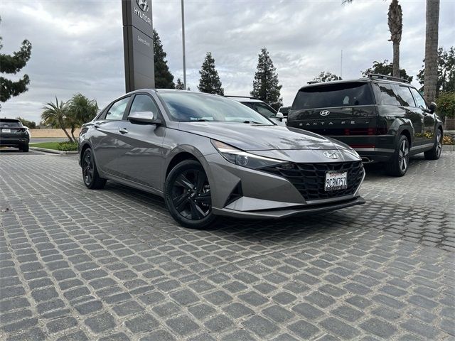 2022 Hyundai Elantra Hybrid Blue