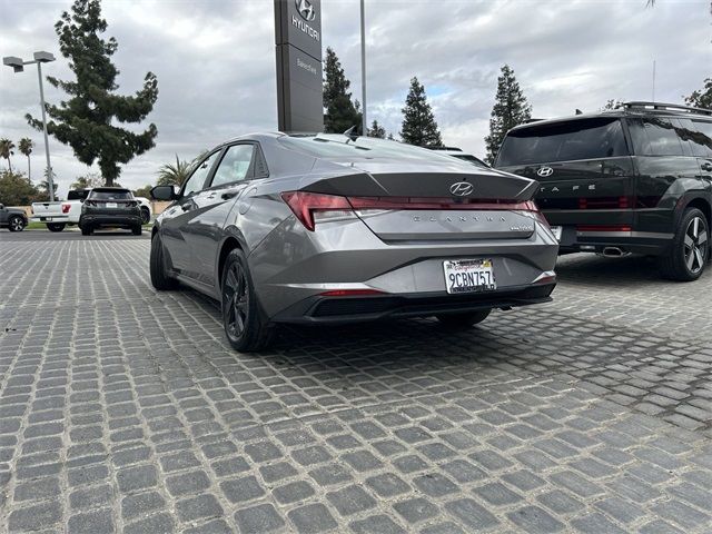 2022 Hyundai Elantra Hybrid Blue