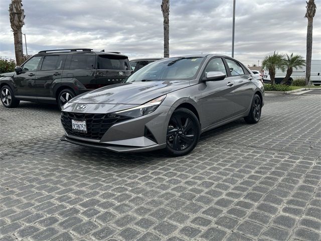 2022 Hyundai Elantra Hybrid Blue