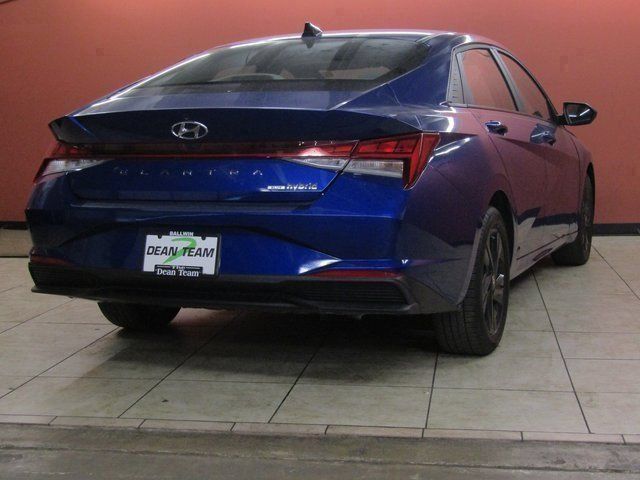 2022 Hyundai Elantra Hybrid Blue