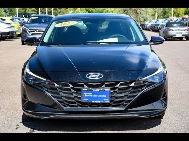 2022 Hyundai Elantra Hybrid Blue