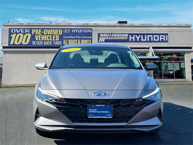 2022 Hyundai Elantra Hybrid Blue