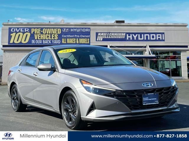 2022 Hyundai Elantra Hybrid Blue