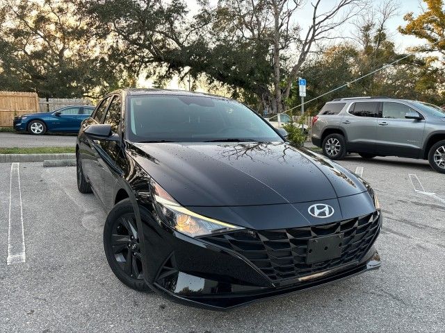 2022 Hyundai Elantra Hybrid Blue