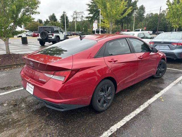 2022 Hyundai Elantra Hybrid Blue