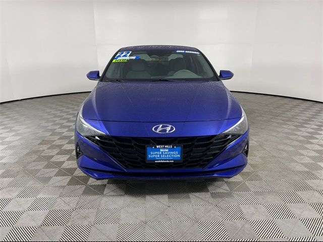 2022 Hyundai Elantra Hybrid Blue