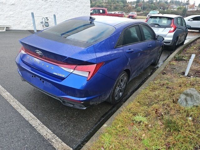 2022 Hyundai Elantra Hybrid Blue