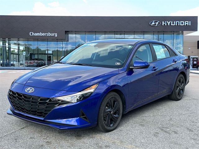 2022 Hyundai Elantra Hybrid Blue