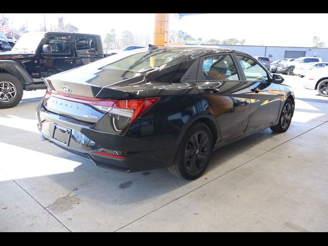 2022 Hyundai Elantra Hybrid Blue