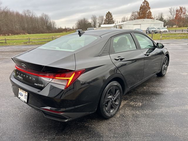 2022 Hyundai Elantra Hybrid Blue