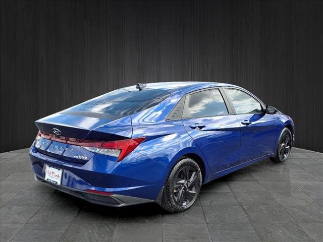 2022 Hyundai Elantra Hybrid Blue