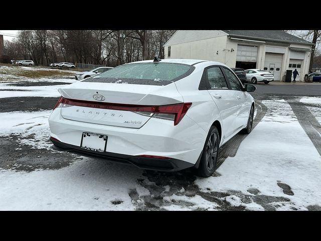 2022 Hyundai Elantra Hybrid Blue