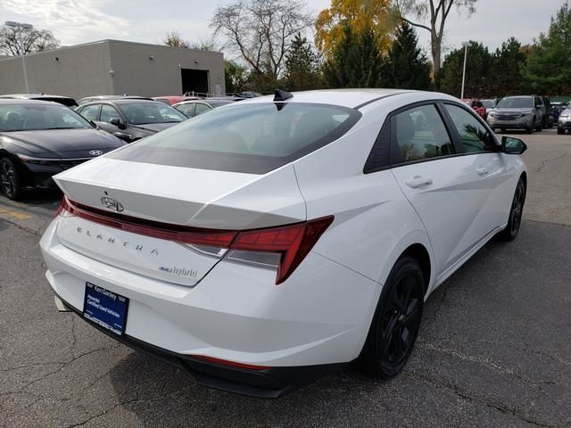 2022 Hyundai Elantra Hybrid Blue