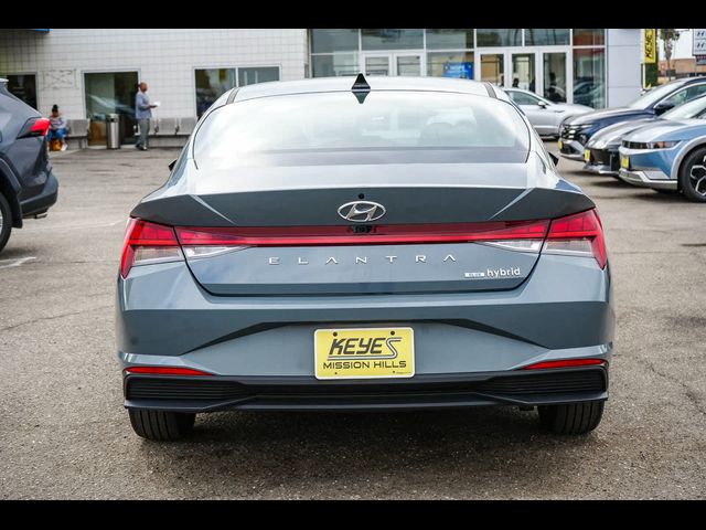 2022 Hyundai Elantra Hybrid Blue