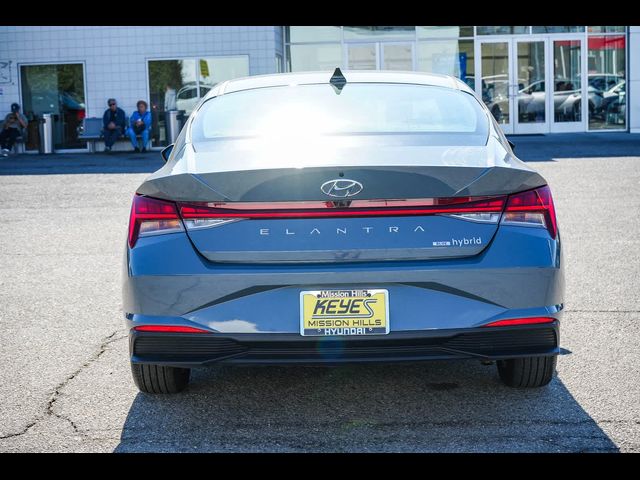 2022 Hyundai Elantra Hybrid Blue