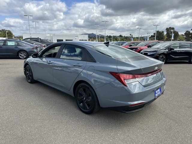 2022 Hyundai Elantra Hybrid Blue