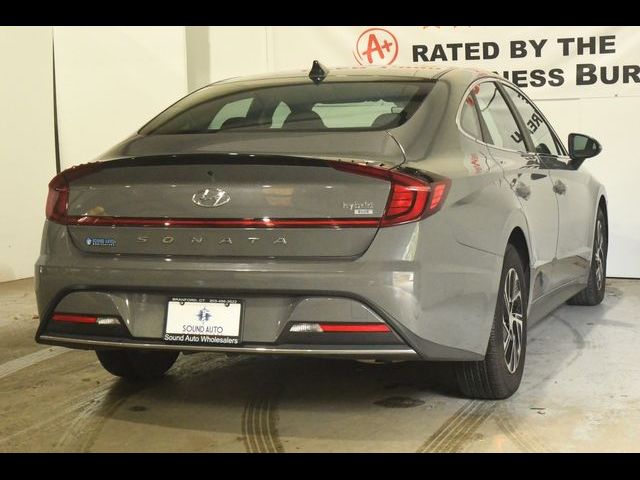 2022 Hyundai Sonata Hybrid Blue