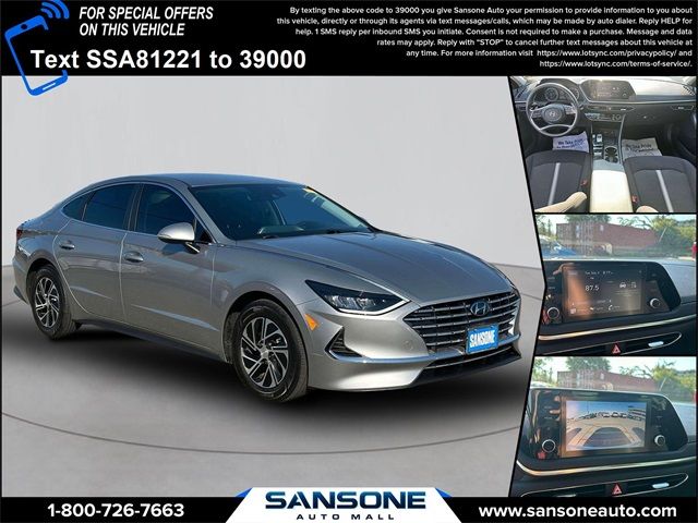 2022 Hyundai Sonata Hybrid Blue