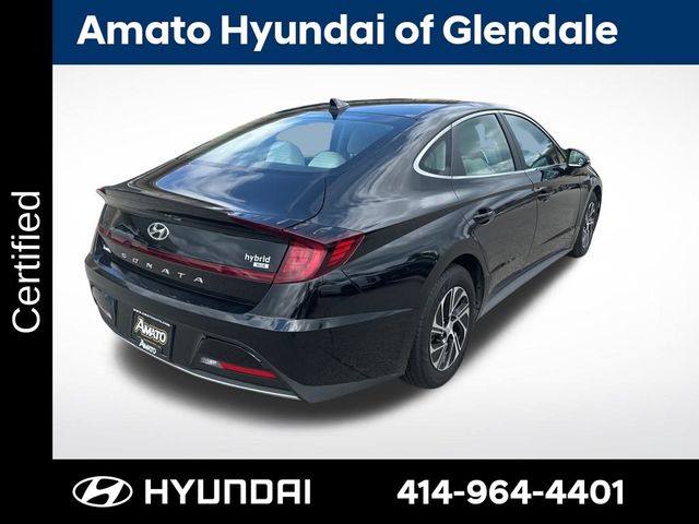 2022 Hyundai Sonata Hybrid Blue