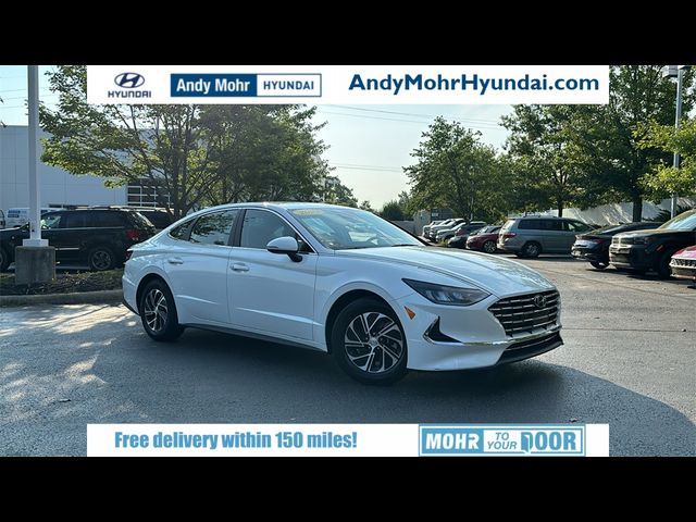 2022 Hyundai Sonata Hybrid Blue