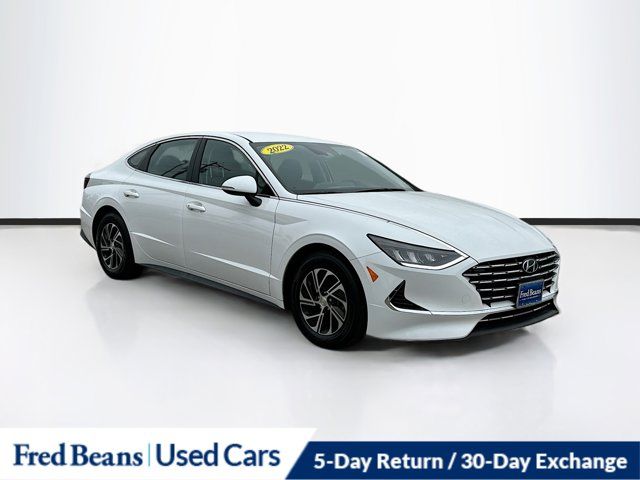 2022 Hyundai Sonata Hybrid Blue