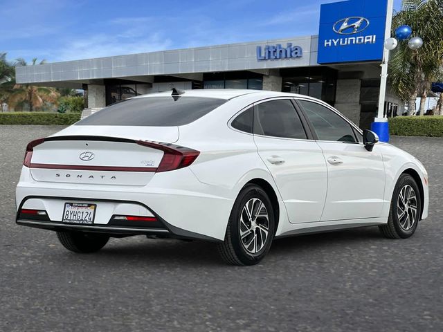 2022 Hyundai Sonata Hybrid Blue