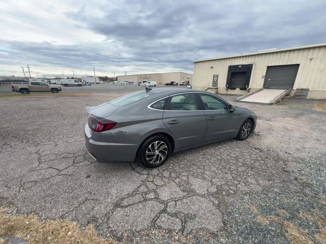 2022 Hyundai Sonata Hybrid Blue