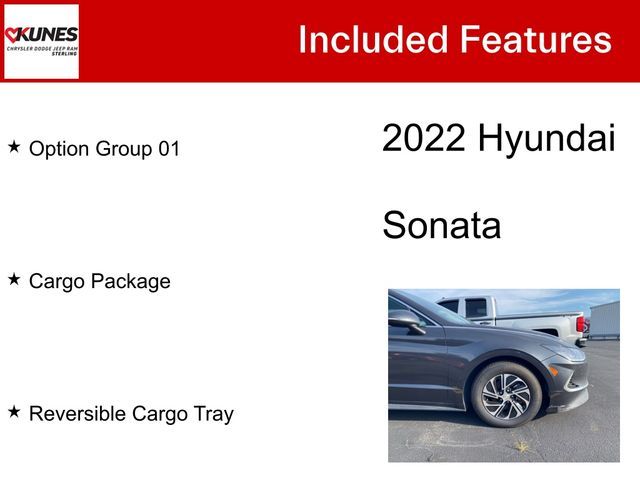 2022 Hyundai Sonata Hybrid Blue