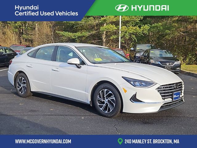 2022 Hyundai Sonata Hybrid Blue