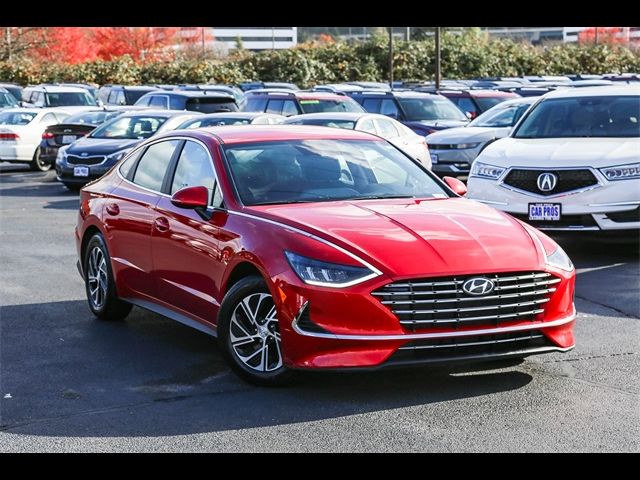 2022 Hyundai Sonata Hybrid Blue