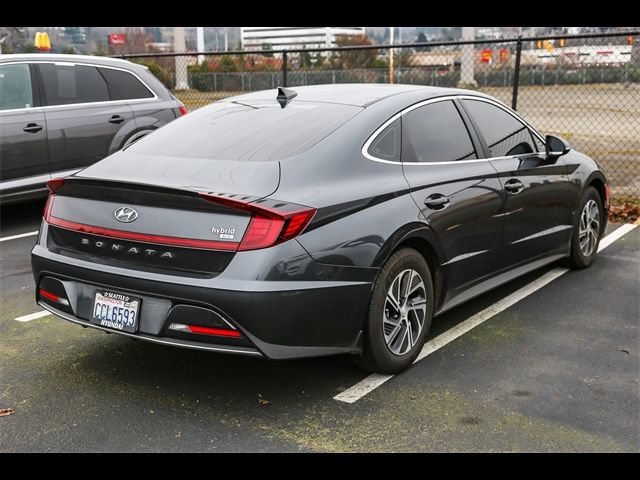 2022 Hyundai Sonata Hybrid Blue