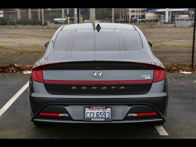 2022 Hyundai Sonata Hybrid Blue