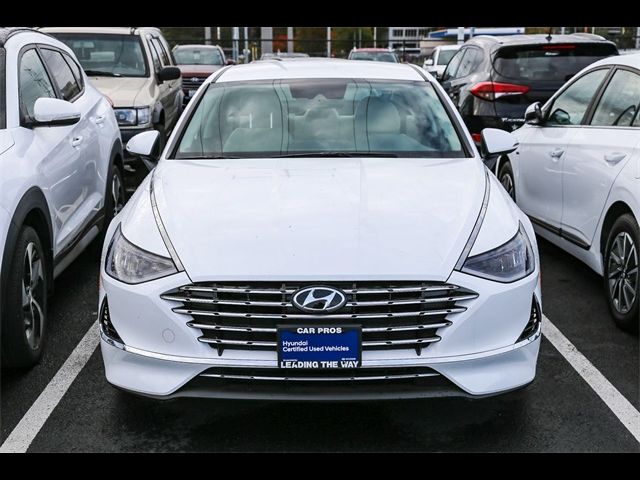 2022 Hyundai Sonata Hybrid Blue