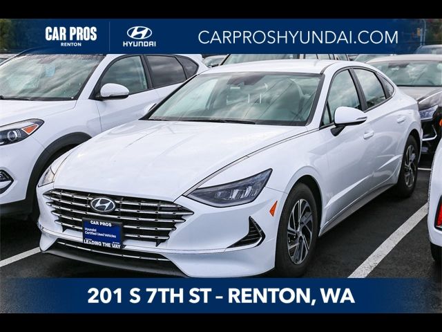 2022 Hyundai Sonata Hybrid Blue