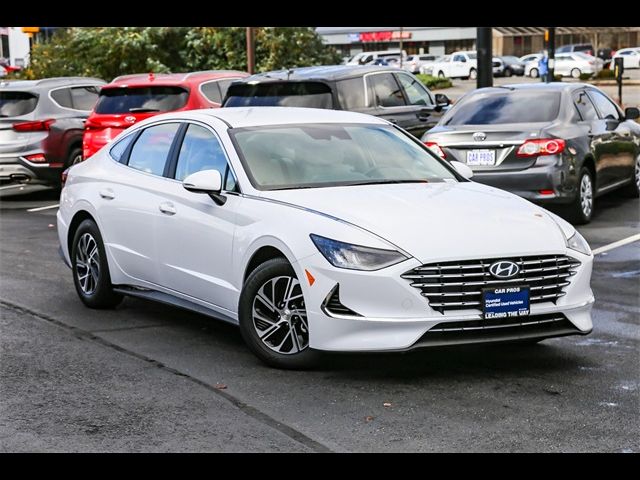 2022 Hyundai Sonata Hybrid Blue