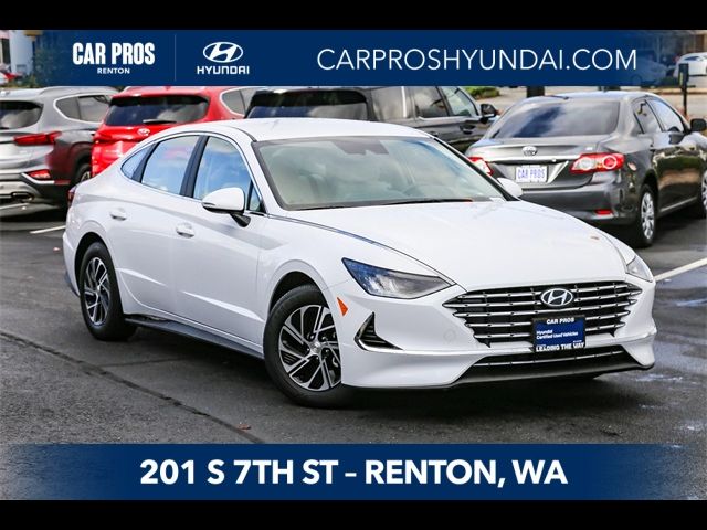 2022 Hyundai Sonata Hybrid Blue