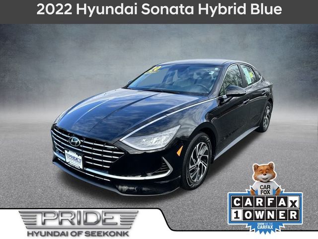 2022 Hyundai Sonata Hybrid Blue