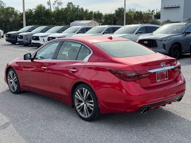 2022 INFINITI Q50 Sensory