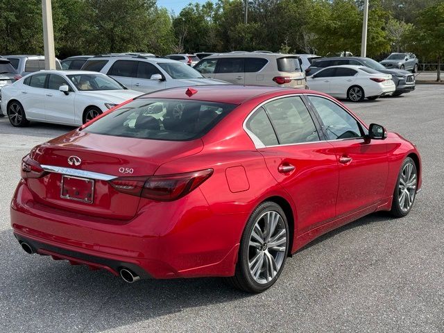 2022 INFINITI Q50 Sensory