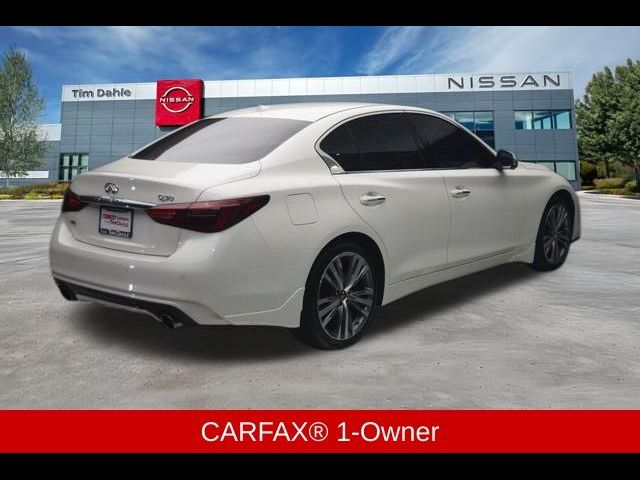 2022 INFINITI Q50 Sensory