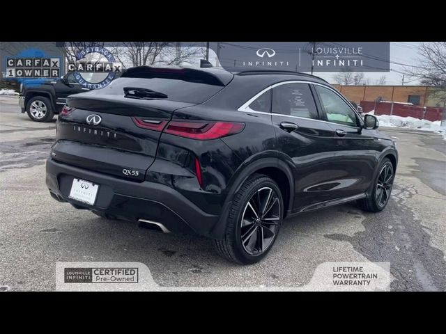 2022 INFINITI QX55 Sensory