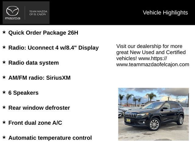 2022 Jeep Cherokee Latitude Lux