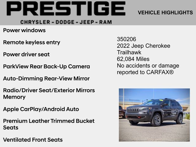 2022 Jeep Cherokee Trailhawk